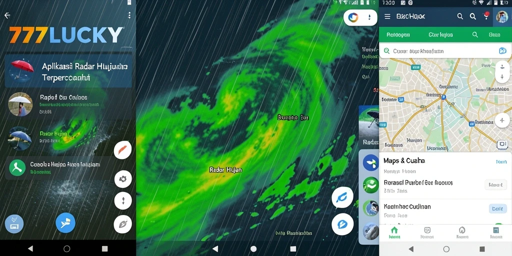 Tampilan antarmuka Radar Hujan 777LUCKY yang informatif dan user-friendly.