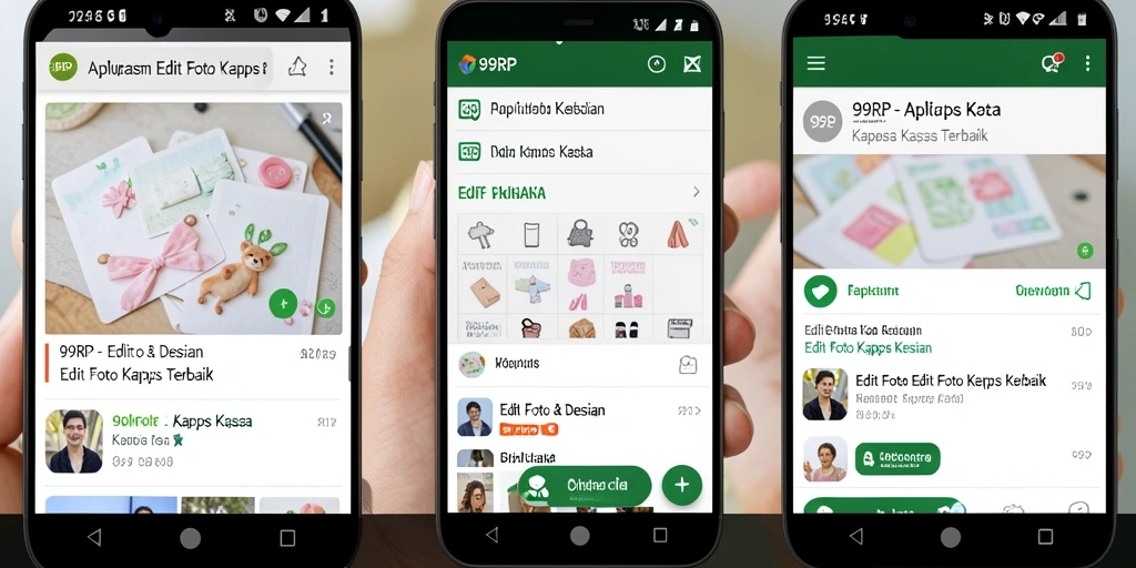 Tampilan antarmuka aplikasi Edit Foto Kertas Kaca yang menarik dan mudah digunakan.