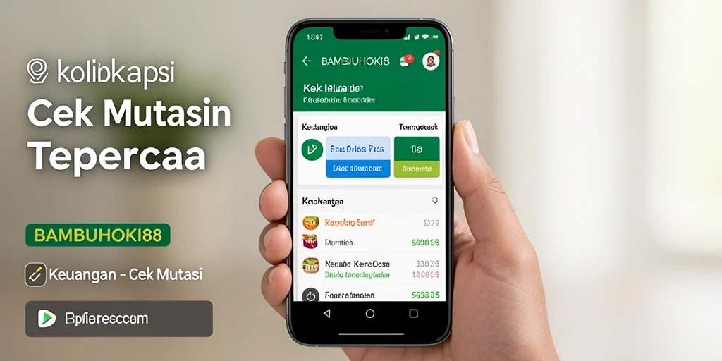 Tampilan antarmuka Cek Mutasi BAMBUHOKI88 yang sederhana dan informatif.