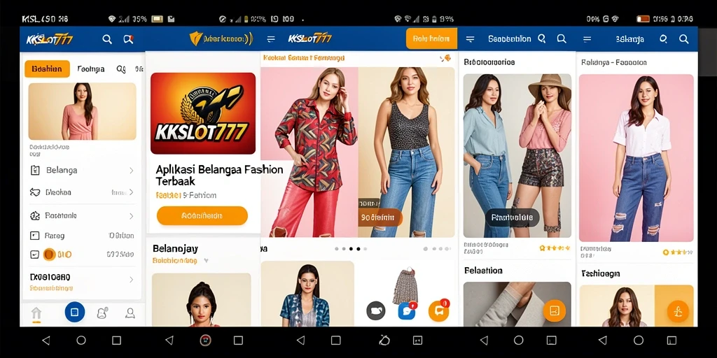 Antarmuka aplikasi KKSLOT777 yang menarik dan fungsional.