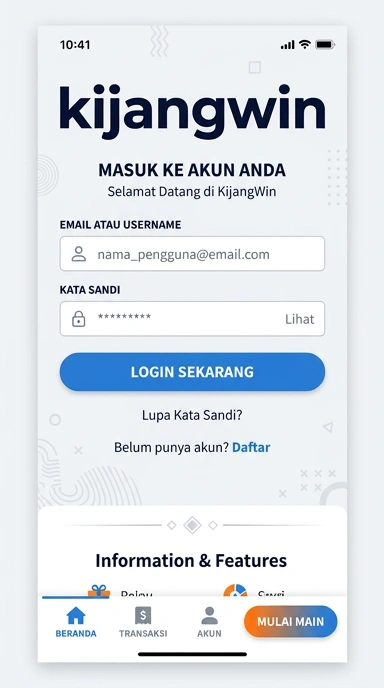 Masuk ke Akun Kijangwin Anda Dengan Mudah